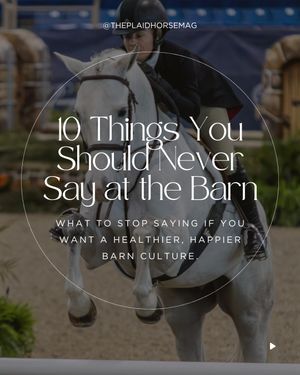 Image post by @theplaidhorsemag on Instagram