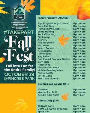 Image post by @DetroitParksRec on Facebook