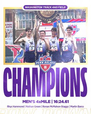 Image post by @uwtrack on Instagram