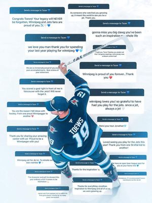 Image post by @Winnipeg Jets on Facebook