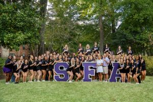Image post by @sfa_cheer_ on Instagram