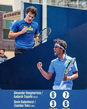 Image post by @uclamtennis on Instagram