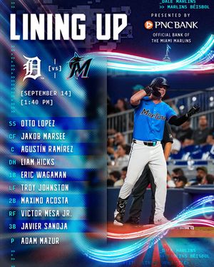 Image post by @Marlins on Twitter