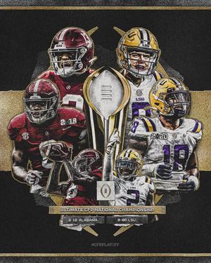 Image post by @CollegeFootballPlayoff on Facebook