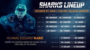 Image post by @sanjosesharks on Instagram
