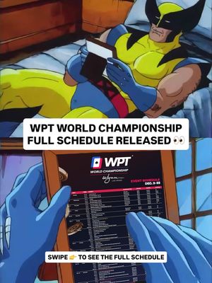 Image post by @worldpokertour on Instagram