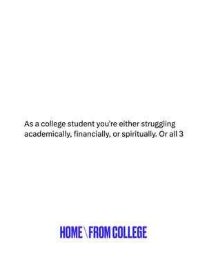 Image post by @homefromcollege on Instagram