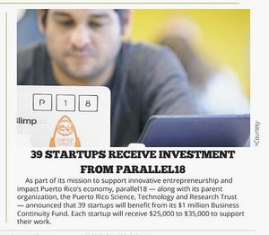 Image post by @p18startups on Instagram