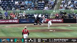 Video post by @trashpandasbaseball on Facebook
