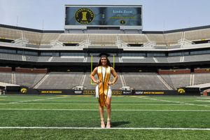 Image post by @IowaGymnastics on Twitter
