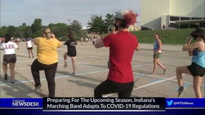 Image post by @IUbands on Facebook