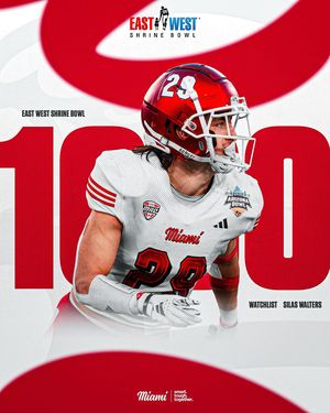 Image post by @miamiohfootball on Instagram