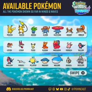 Image post by @pkmncast on Instagram