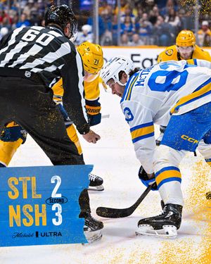 Image post by @StLouisBlues on Twitter/X