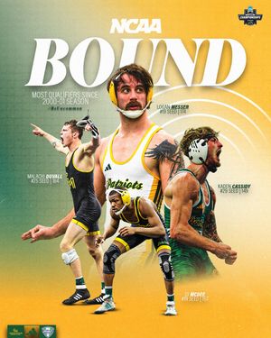Image post by @gmuwrestling on Instagram