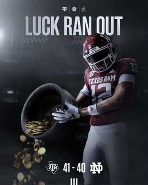 Image post by @aggiefootball on Instagram
