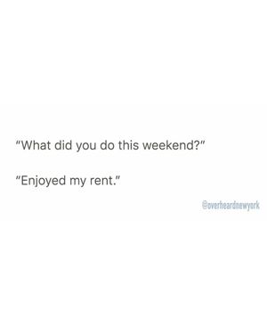 Image post by @overheardnewyork on Instagram