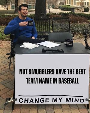 Image post by @nutsmugglersbaseball on Instagram