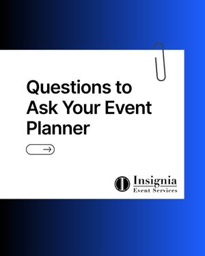 Image post by @insigniaeventservices on Instagram