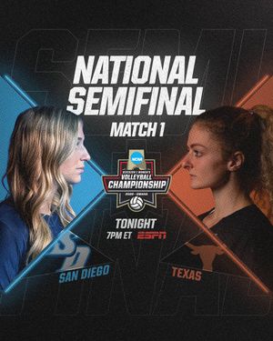 Image post by @NCAAVolleyball on Twitter