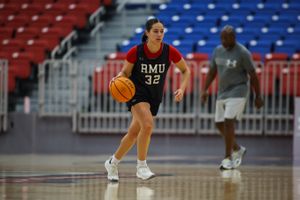 Image post by @rmuwbasketball on Instagram