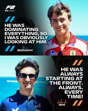Image post by @formula2 on Instagram
