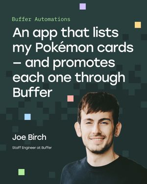 Image post by @buffer on Instagram