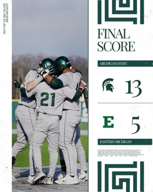 Image post by @MSUBaseball on Twitter