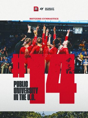 Image post by @rutgersgymnastics on Instagram