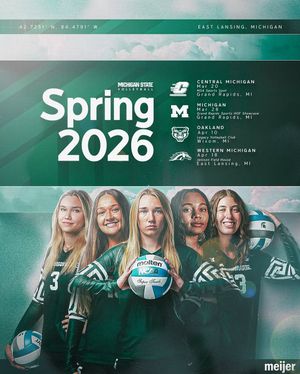 Image post by @msu_volleyball on Instagram