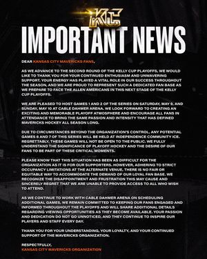 Image post by @kcmavericks on Instagram