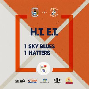 Image post by @LutonTown on Twitter/X