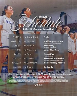 Image post by @yalewbasketball on Instagram