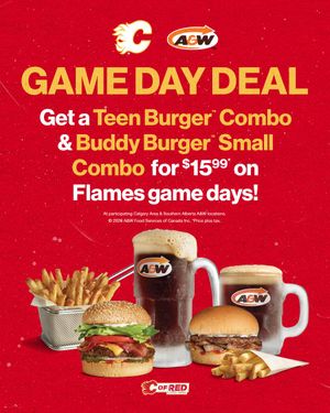 Image post by @NHLFlames on Twitter/X