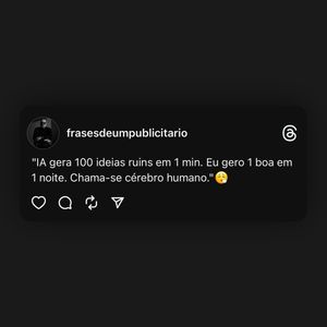 Image post by @frasesdeumpublicitario on Instagram