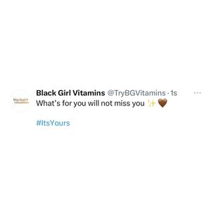 Image post by @blackgirlvitamins on Instagram