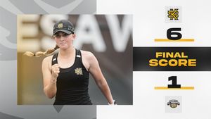 Image post by @KSUWomensTennis on Twitter