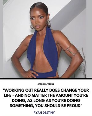 Image post by @afrogirlfitness on Instagram