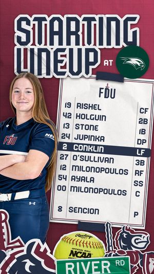 Image post by @FDUKnightsSB on Twitter