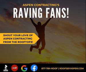 Image post by @roofsbyaspen on Facebook