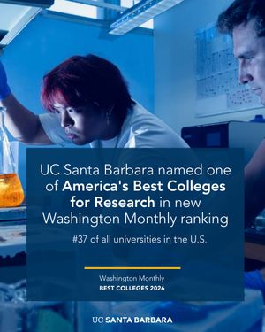 Image post by @ucsantabarbara on Instagram