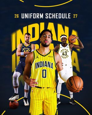 Image post by @Pacers on Twitter/X