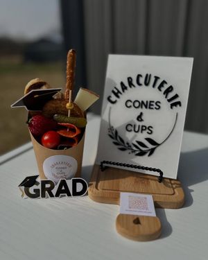 Image post by @Charcuterie Cones and Cups To Go on Facebook