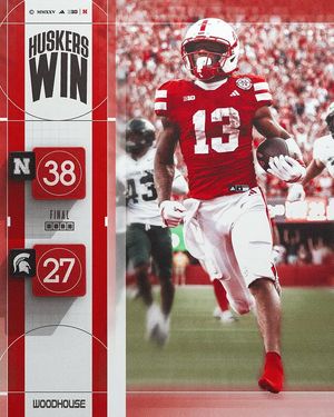 Image post by @huskerfootball on Instagram