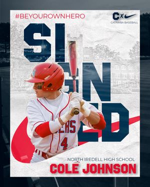 Image post by @CatawbaBaseball on Twitter