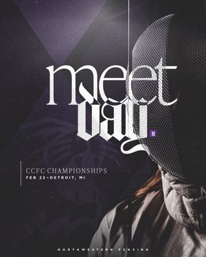 Image post by @NUWFencing on Twitter