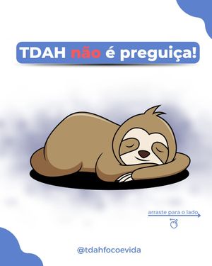 Image post by @tdahfocoevida on Instagram