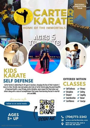 Image post by @carterkarate on Instagram