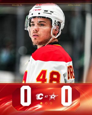 Image post by @NHLFlames on Twitter