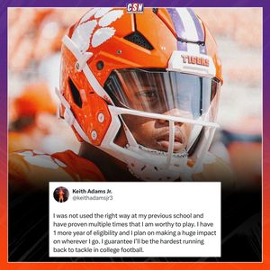 Image post by @clemsonsportsnetwork on Instagram
